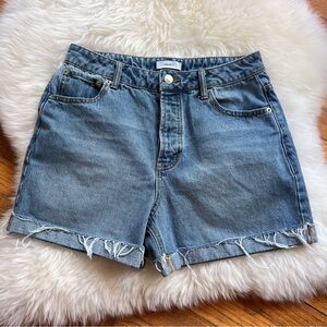 Forever 21 High Rise Denim Jean Shorts, Size 28